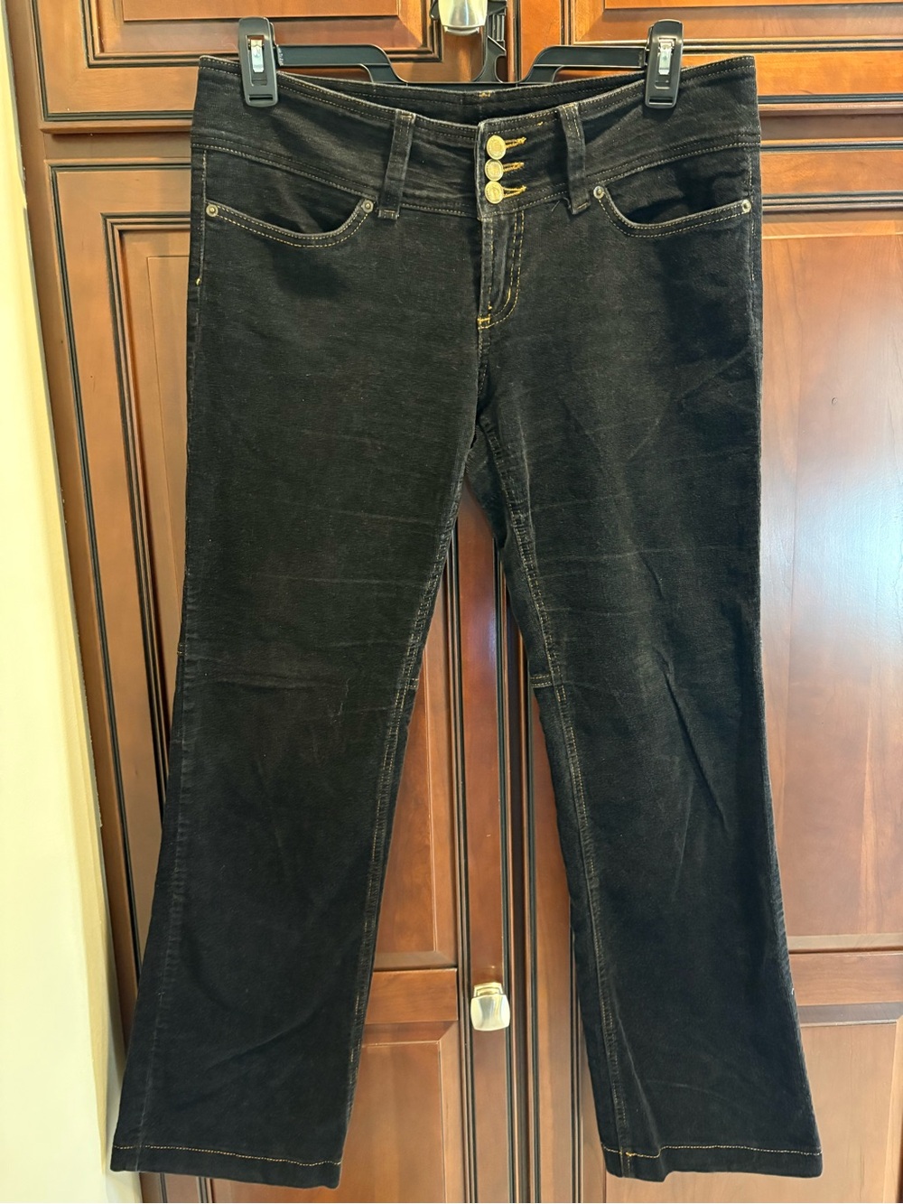 Billy Blues Black Double Stitched Corduroy Pants - 12